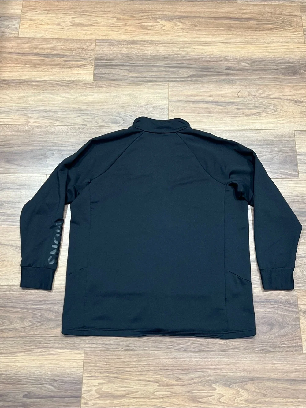 Mons Royale Nevis Merino Fleece Jacket in Black Size XXL